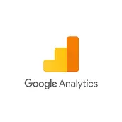 Google Analyticsのロゴで、3本の縦棒が階段状に並んだデザイン
